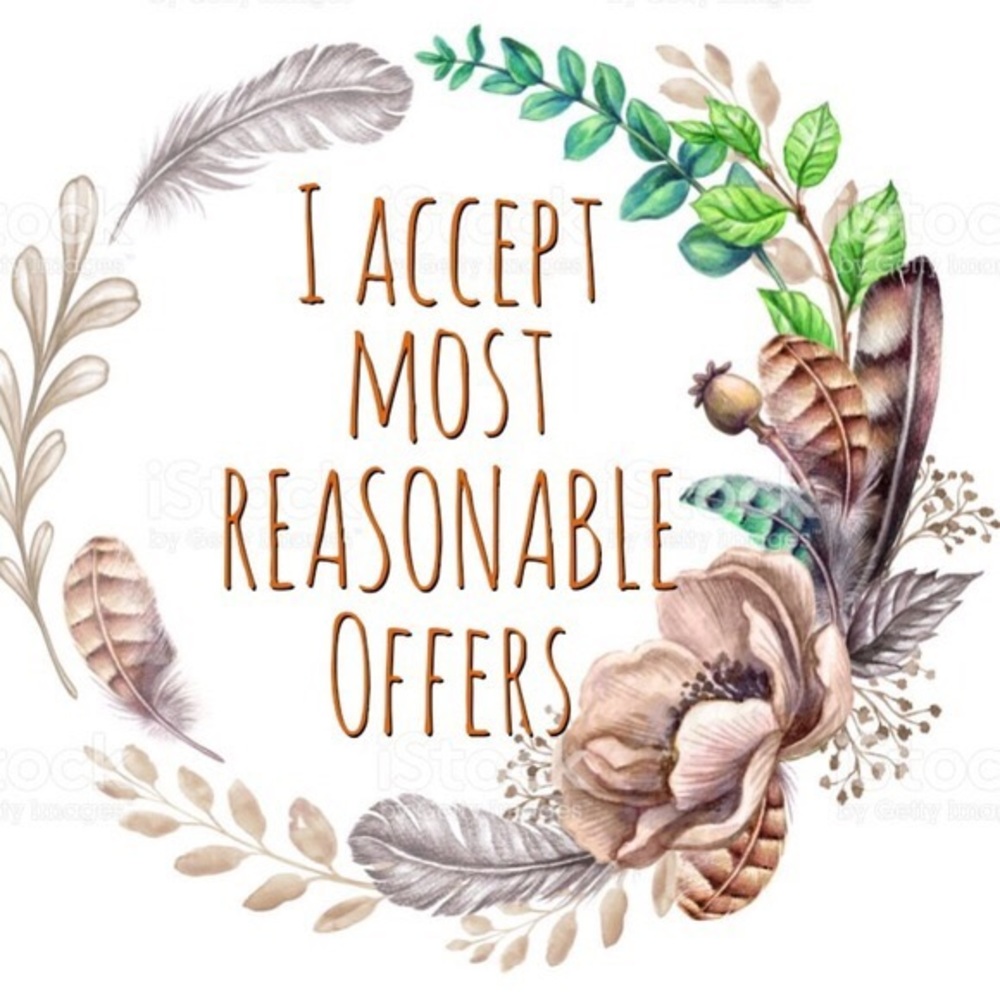 I accept all reasonable offers ❤️